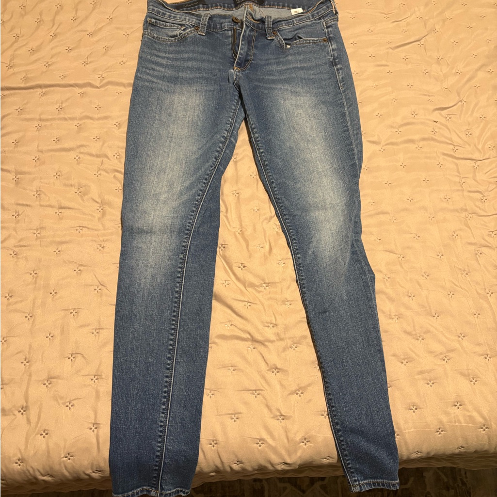 Lucky Brand Womens Skinny Jeans In Light Blue Denim